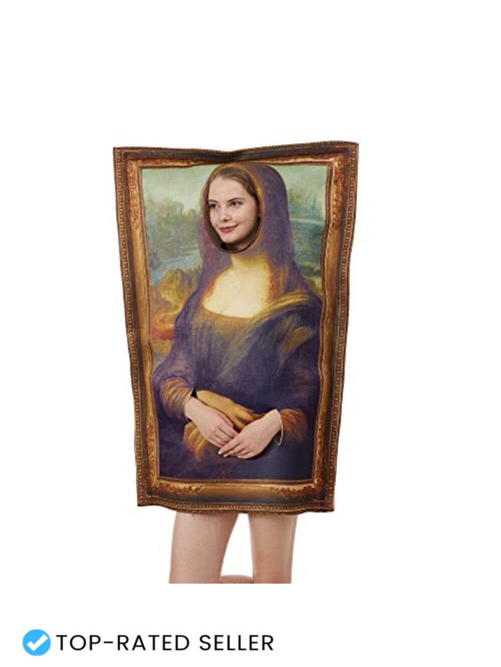 Famous Painting Costume Mona Lisa The Scream Adult Halloween Dress Up